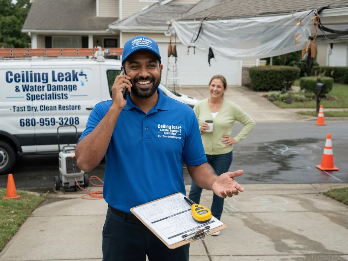 Ceiling Leak Cleanup Starbuck, WA FAQs
